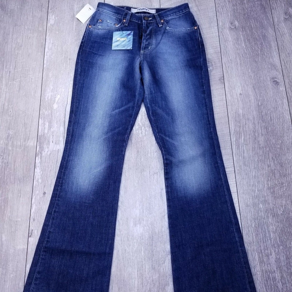 Mavi Jeans Womens 27x32 Amerika Bootcut Boot Dark Blue Mid Rise Y2K Pants